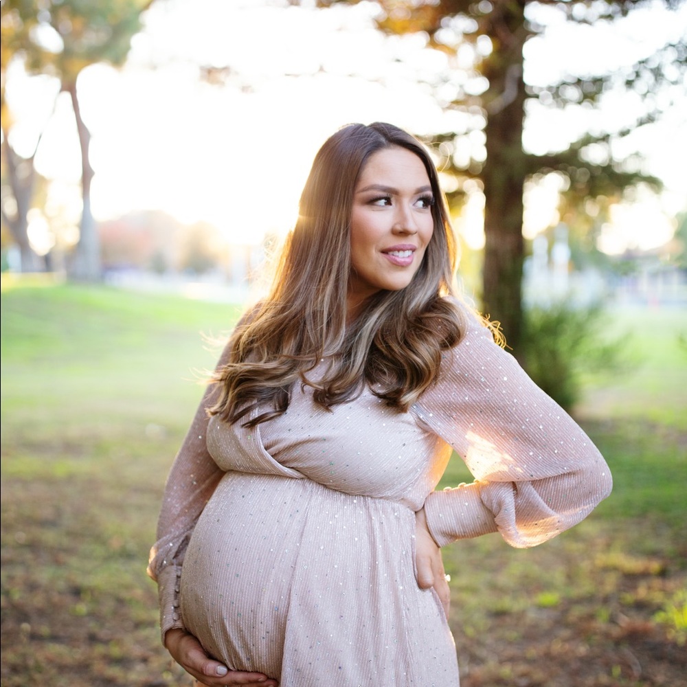 Champagne sparkle gown